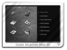canon solution menu ex driver